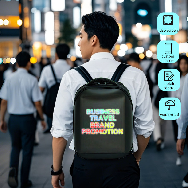 LOY T3 LED Advertising Backpack 64x64 App Control